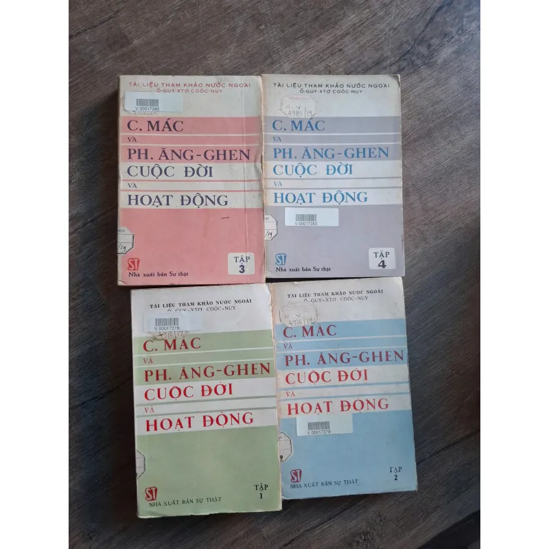 C. MÁC VÀ PH. ĂNG-GHEN: CUỘC ĐỜI VÀ HOẠT ĐỘNG (Tập 1, 2, 3, và 4) 726218
