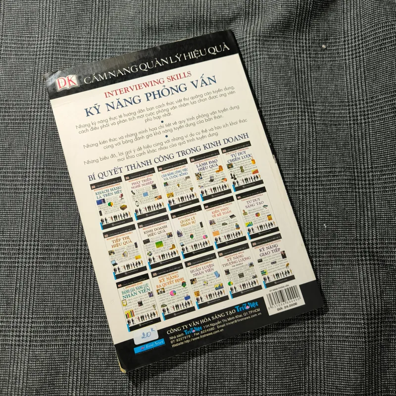 Cẩm nang quản lý hiệu quả - Kỹ năng phỏng vấn (Interviewing Skills) - Tim Hindle - DK 713011