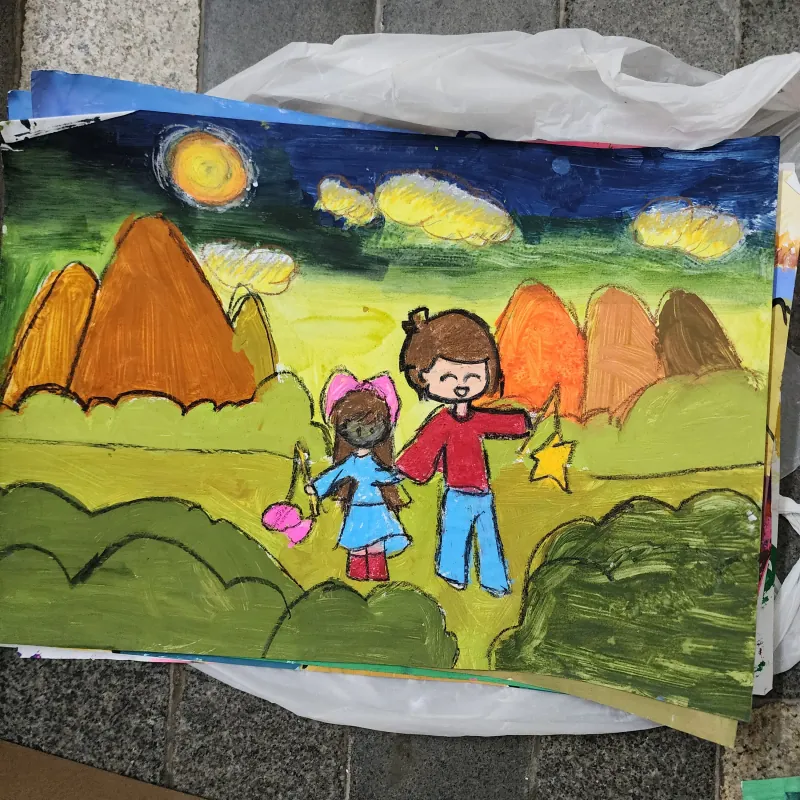 Combo 22 tranh vẽ acrylic chủ đề phong cảnh 799973