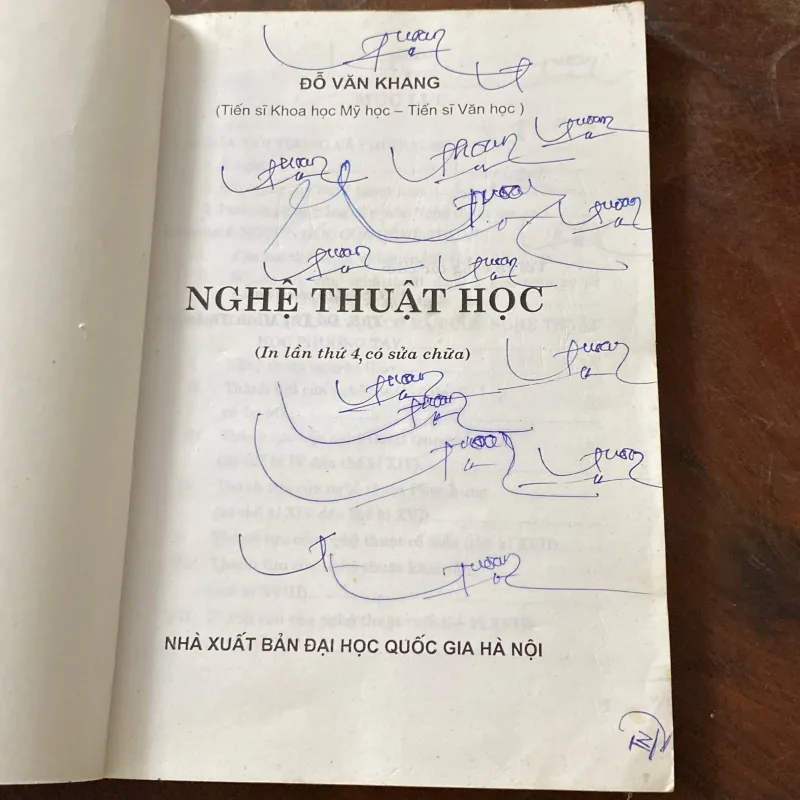 NGHỆ THUẬT HỌC, ĐỖ VĂN KHANG (XB 2008) 1035597