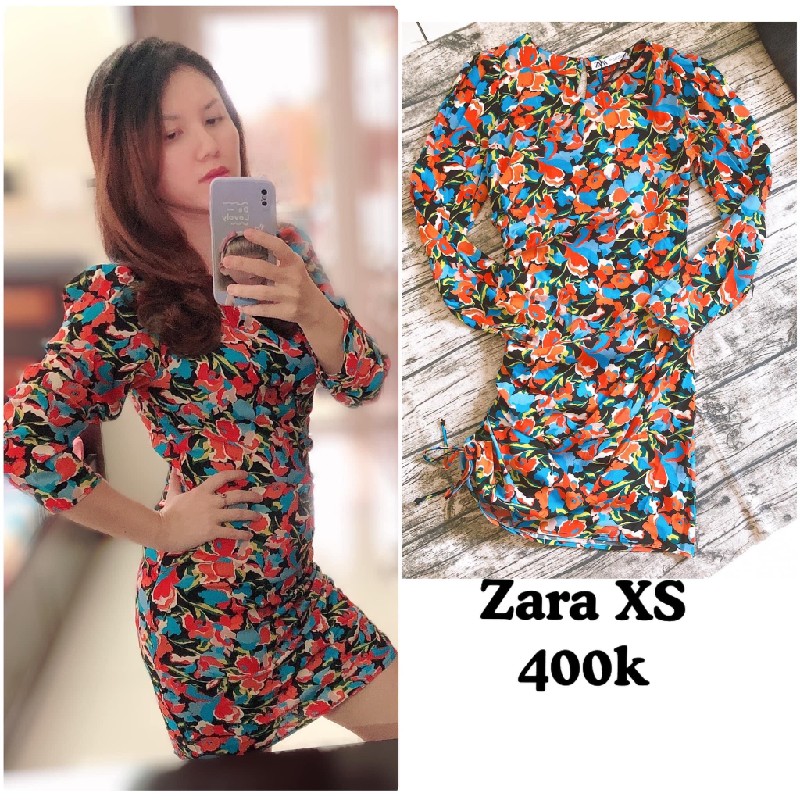 Đầm hoa zara authentic  25681