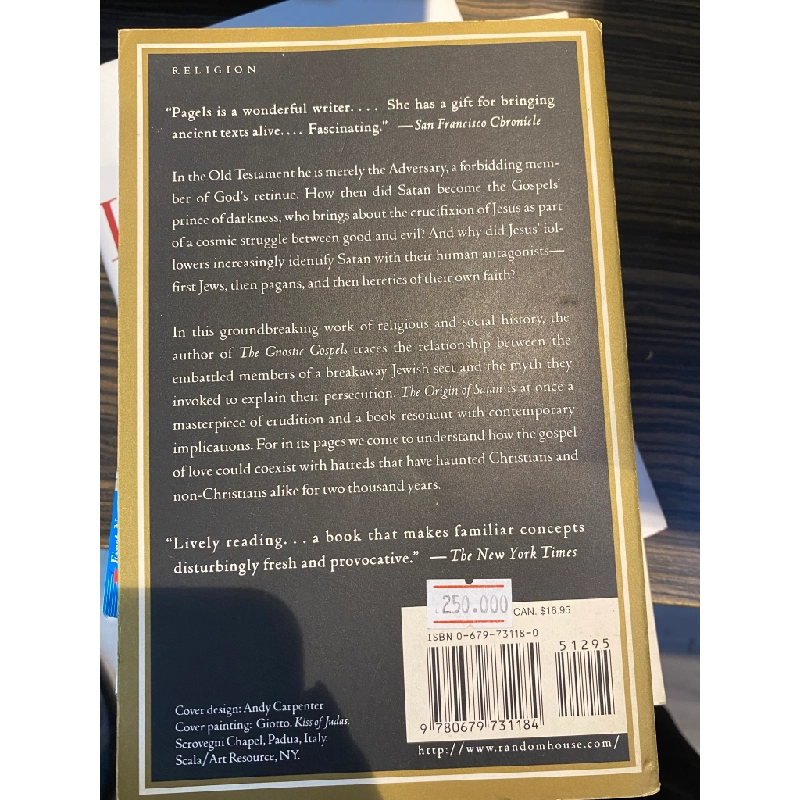The Origin of Satan - Elaine Pagels 448953