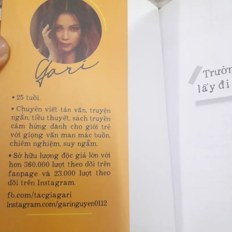 Trưởng thành lấy đi điều gì. Tác giả GARI. Tủ sách Sống 694418