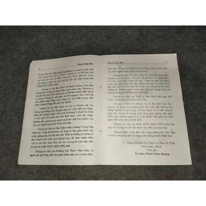 TÂM LÝ ĐẠO ĐỨC - THÍCH CHÂN QUANG 570764