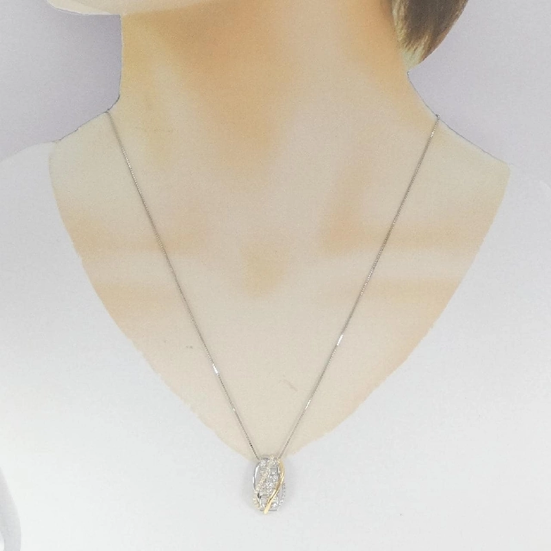 PT900/K18/PT850 Dây chuyền kim cương 1.00CT - Hàng hiệu Chính hãng 865787