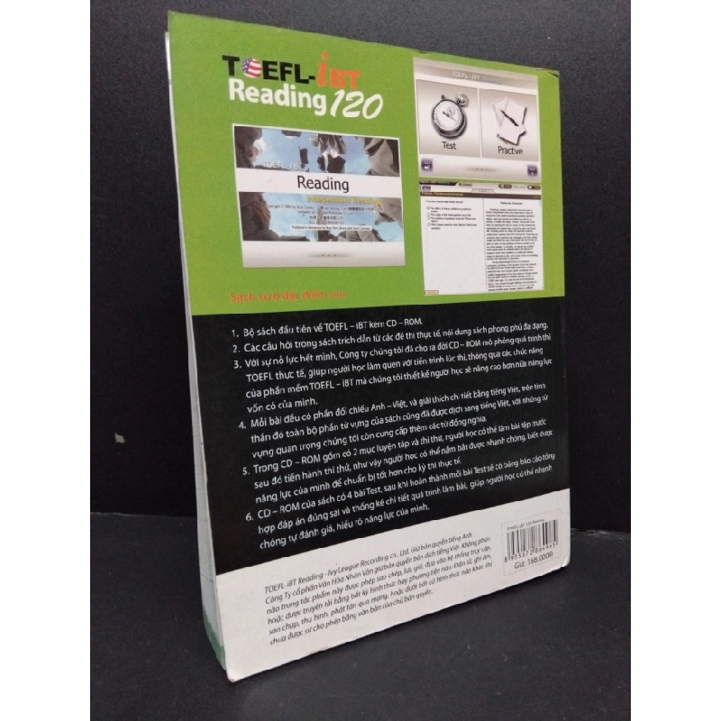 [Phiên Chợ Sách Cũ] Toefl iBT 120 Reading có kèm CD 2303 424267
