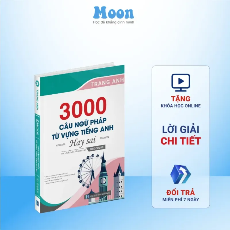 3000 câu Ngữ pháp và Từ vựng hay sai 795781