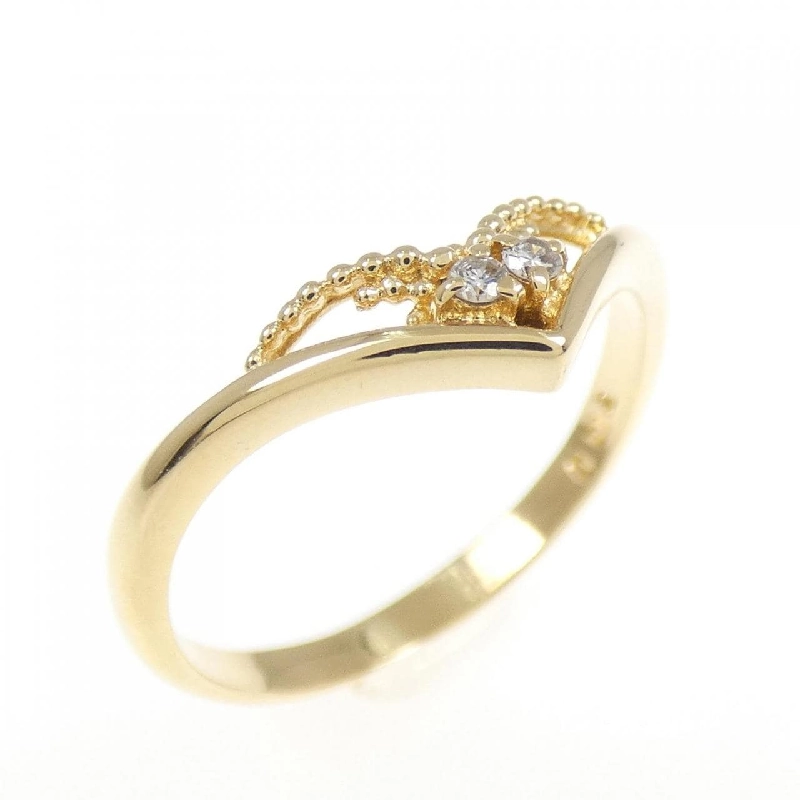 Nhẫn kim cương K18YG 0.012CT 669125