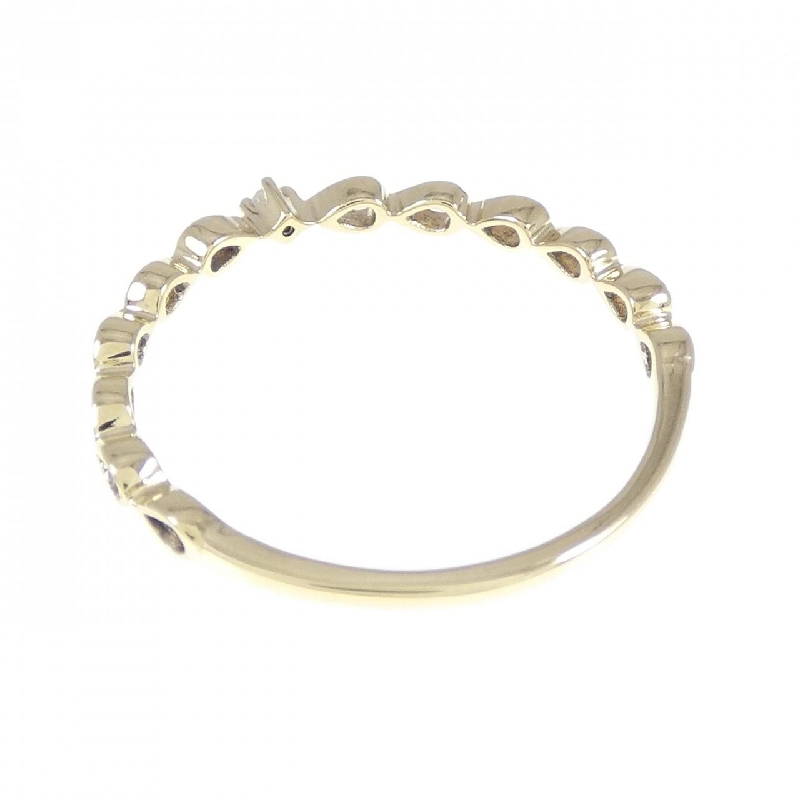 Nhẫn kim cương K10YG 0.01CT 671366