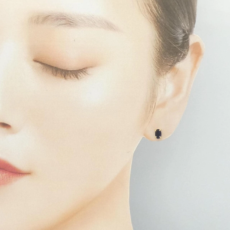 K18YG Iolite Bông tai - Hàng hiệu Chính hãng 868595