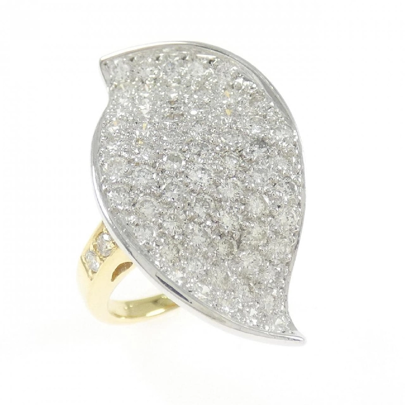 Nhẫn kim cương Pavé K18YG/K18WG 1.55CT - Hàng hiệu Chính hãng 851123