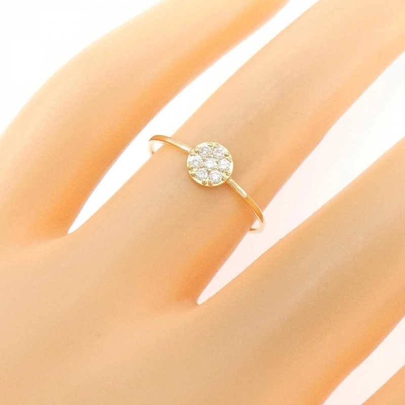 Nhẫn kim cương K18YG 0.10CT - Hàng hiệu Authentic 852096