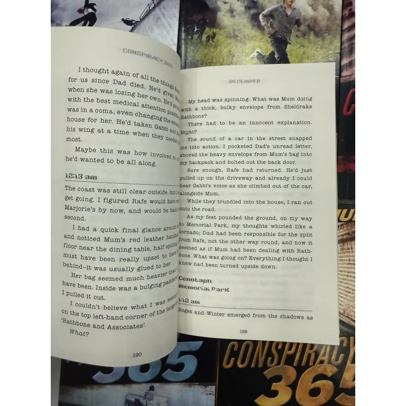 truyện trinh thám - Conspiracy 365 6 cuốn tặng file nghe, truyện hấp dẫn cho bé 1006604
