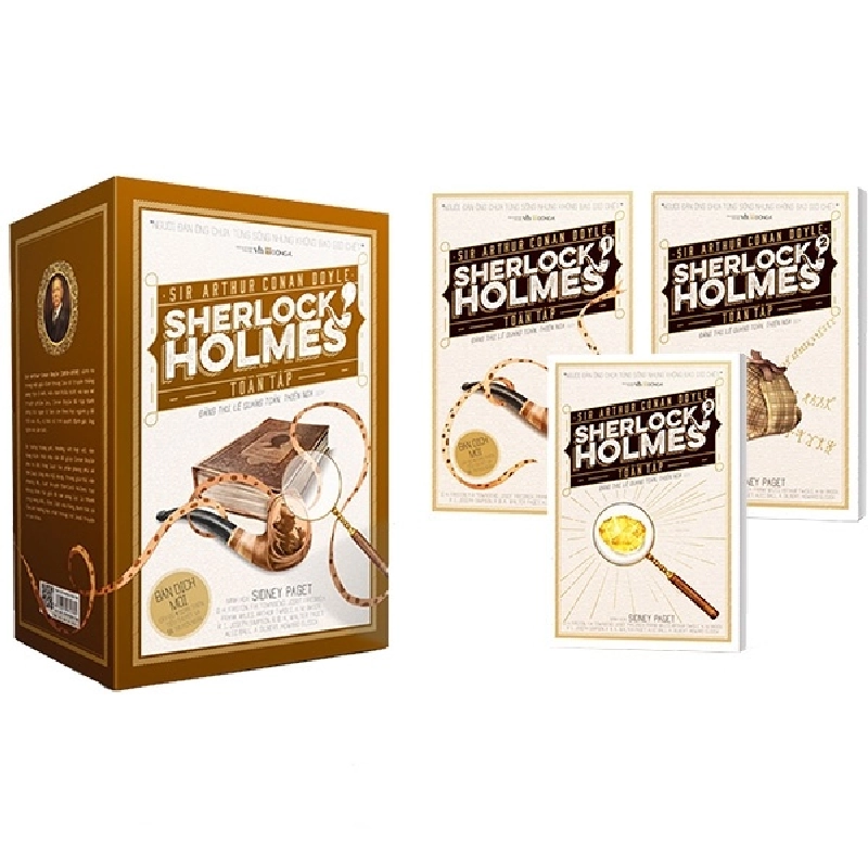 Sherlock Holmes Toàn Tập (Bộ Hộp 3 Tập) - Arthur Conan Doyle (Mới 100%) Truyện trinh thám, kiếm hiệp, Đông A - SÁCH ĐẠI HỌC 485577