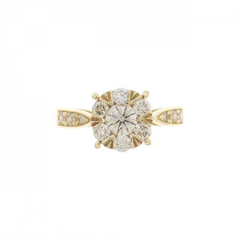 Nhẫn kim cương K18YG 0.66CT 670144