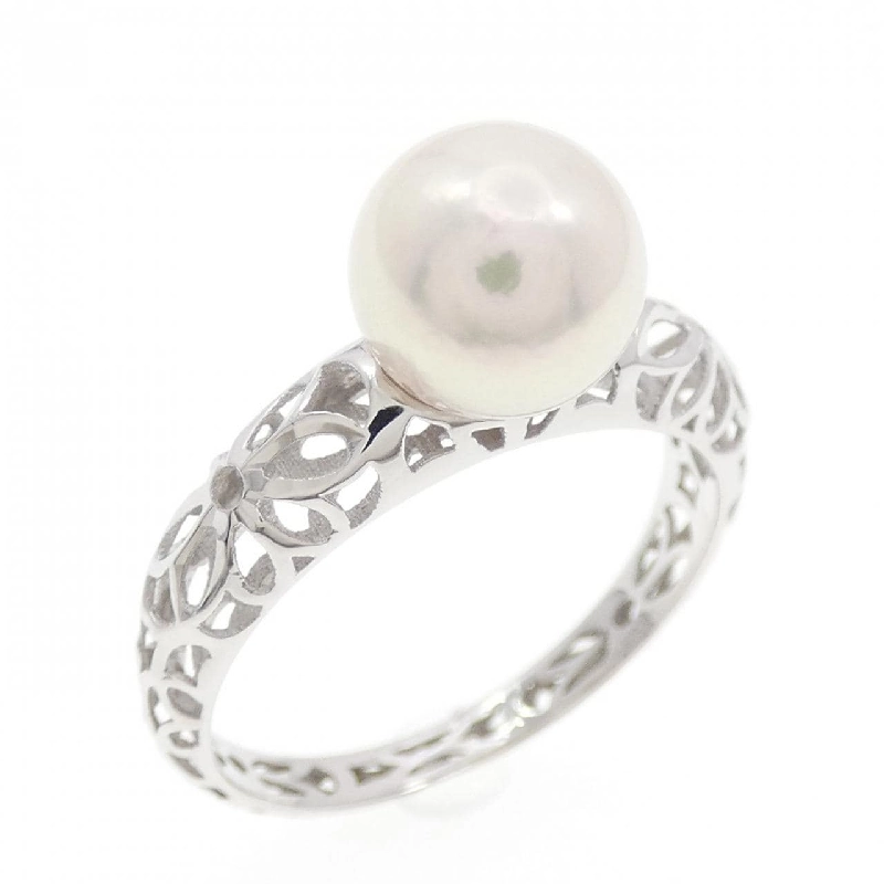 Nhẫn ngọc trai Akoya K18WG 8mm - Hàng hiệu Authentic 847692