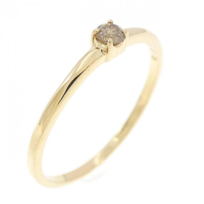 Nhẫn kim cương K18YG 0.06CT 670751