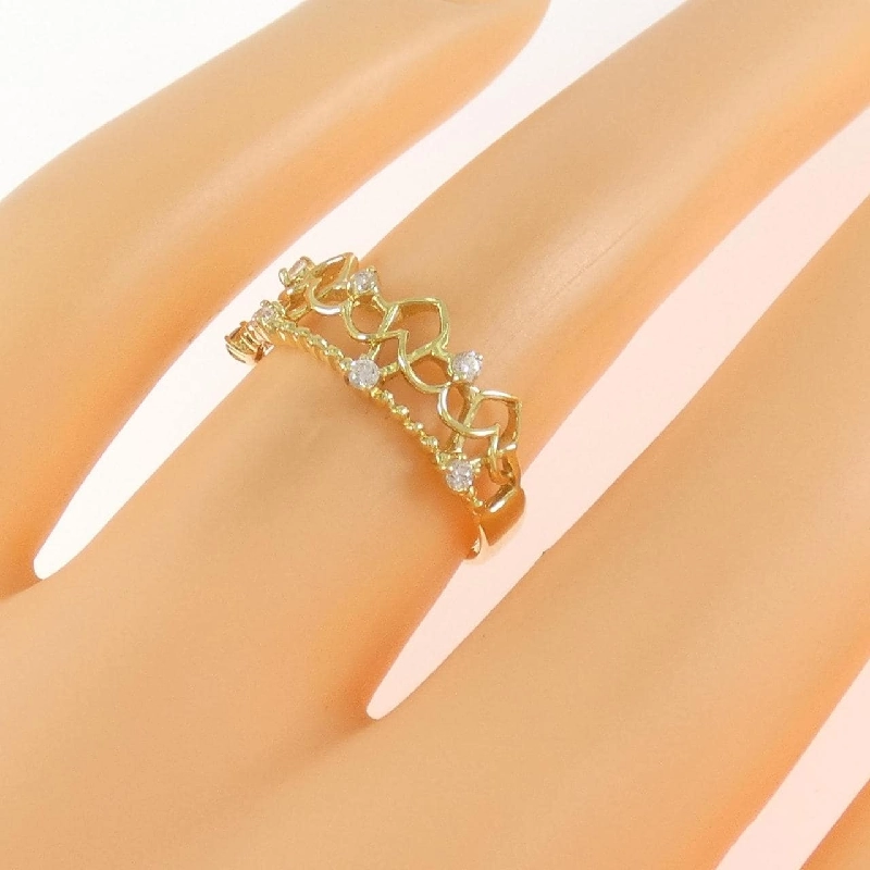 Nhẫn kim cương K18YG 0.11CT - Hàng hiệu Chính hãng 853959