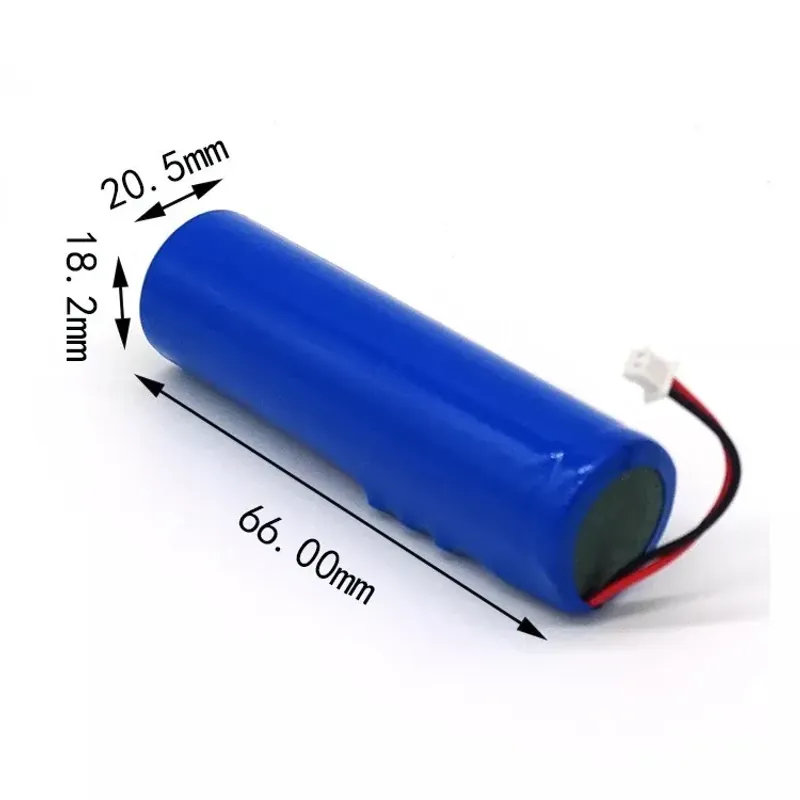 PIN SẠC 18650 3.7V 2500mAh JACK 2.0 (CÓ MẠCH BẢO VỆ), THÍCH HỢP CHO LOA BLUETOOTH 714411