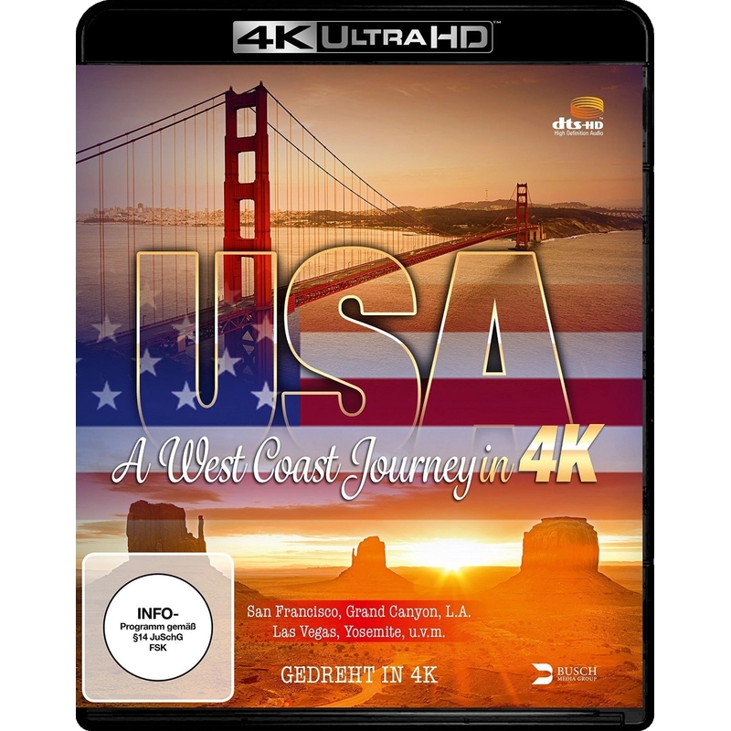 Đĩa BluRay phim tài liệu USA: A West Coast Journey 2016 UltraHD 4K 2160p 533974