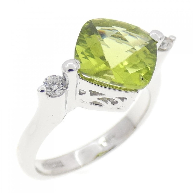 Nhẫn Peridot K14WG 669655