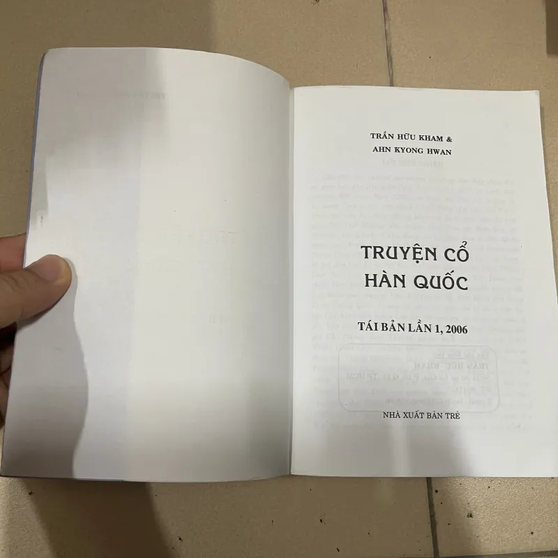 TRUYỆN CỔ HÀN QUỐC - Trần Hữu Kham, Ahn Kyong Hwan (c43) 971444