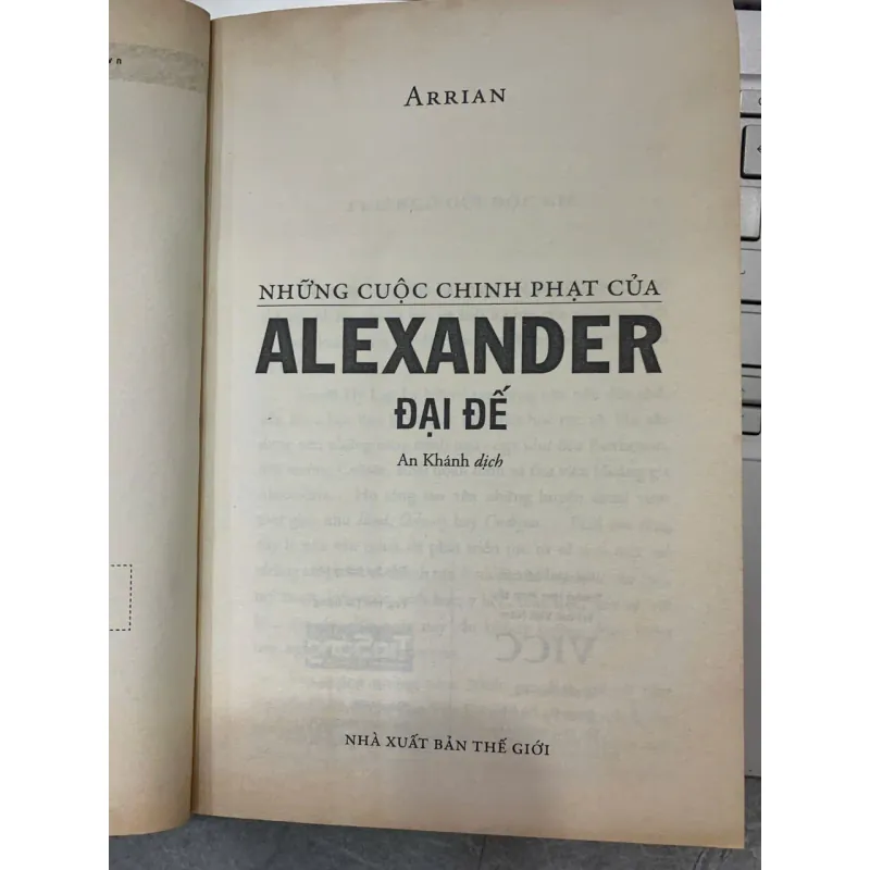 NHỮNG CUỘC CHINH PHẠT CỦA ALEXANDER ĐẠI ĐẾ - ARRIAN 737251