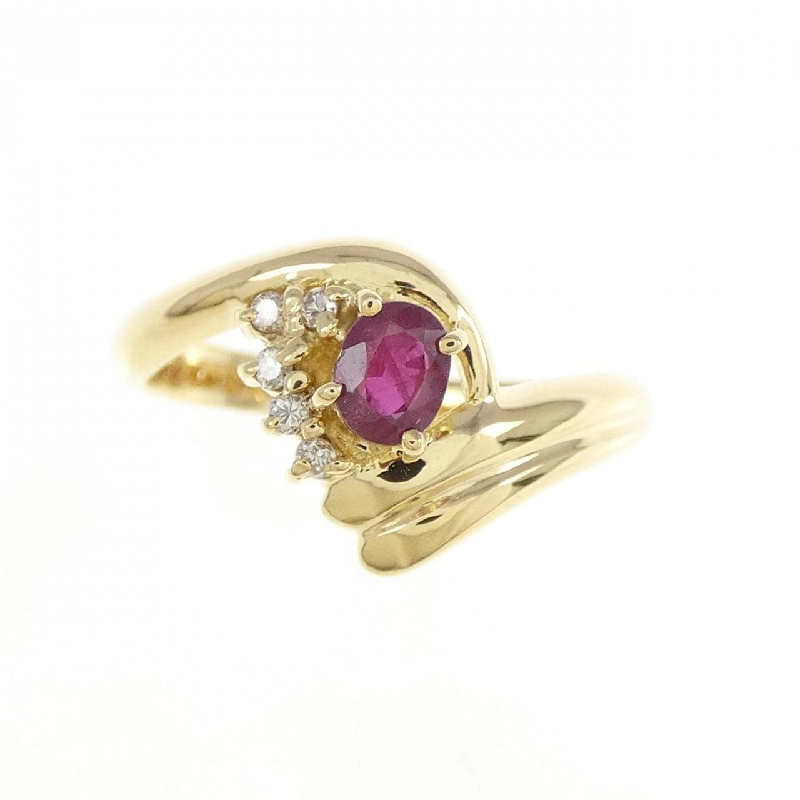 Nhẫn Ruby K18YG 0.27CT 673039