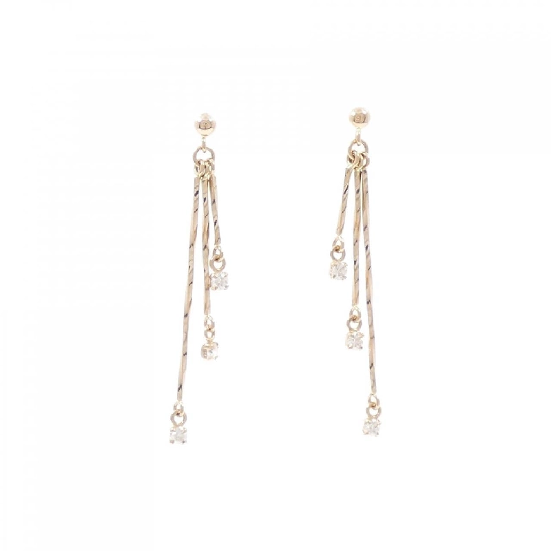 K18PG Bông tai kim cương 0.20CT - Hàng hiệu Chính hãng 869206