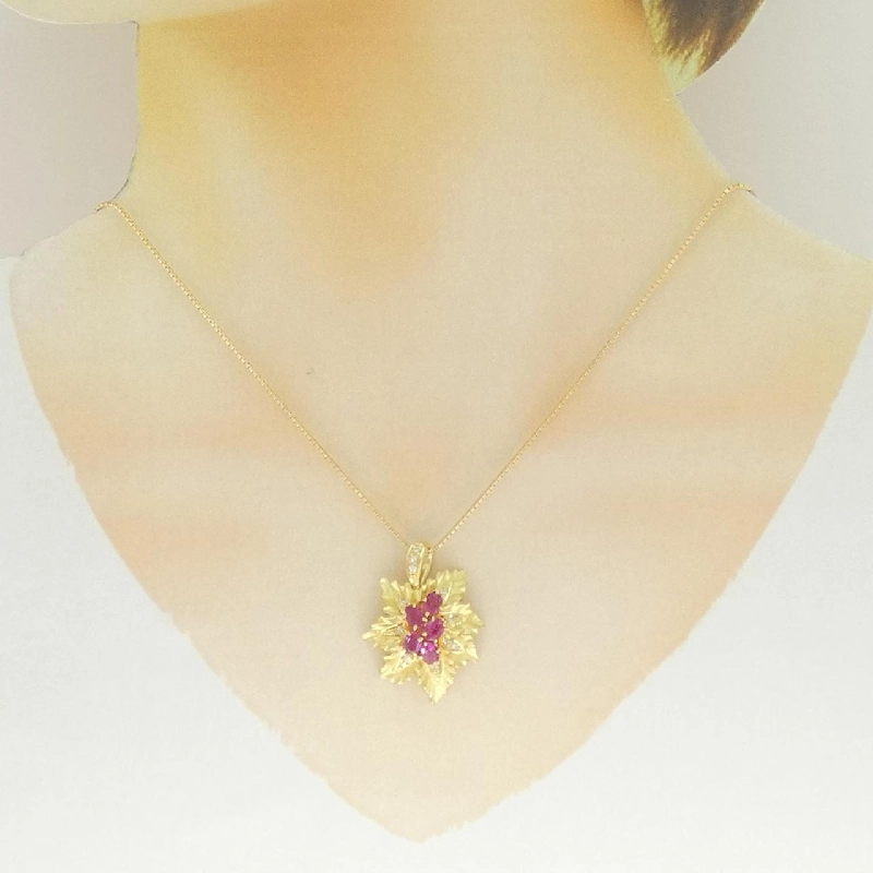 K18YG Nhẫn Ruby 1.66CT - Hàng hiệu Chính hãng 856407