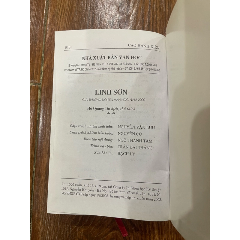 Linh Sơn - Cao Hành Kiện (o4) 495571