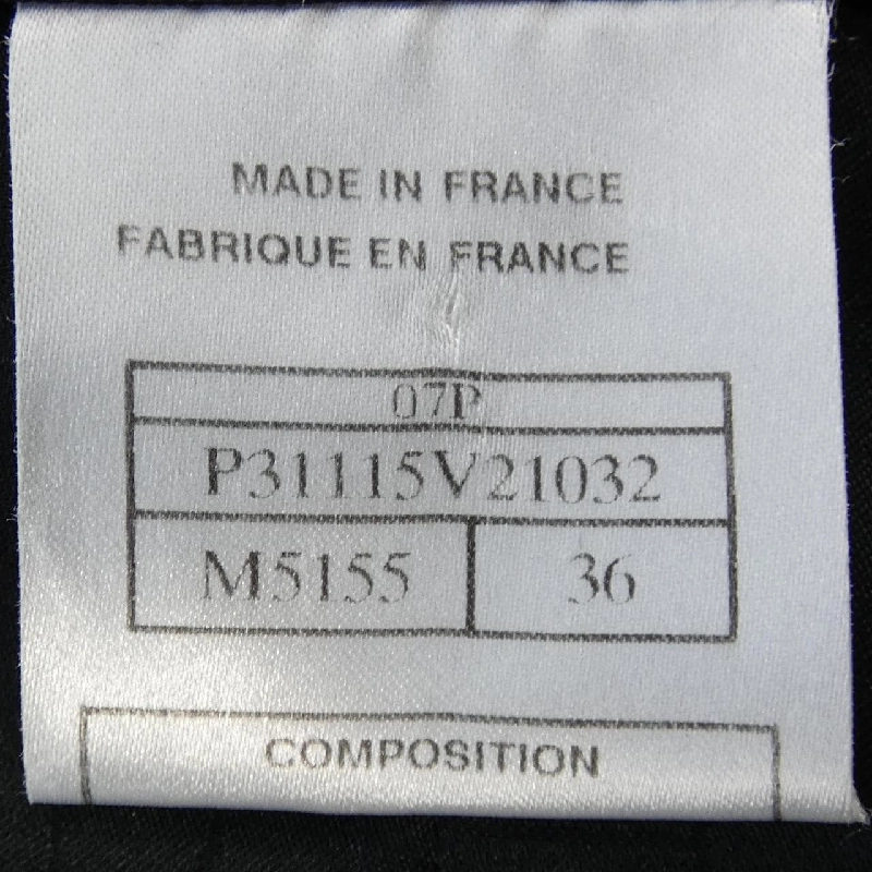 【Mã giảm giá】Áo khoác không cổ CHANEL 635500