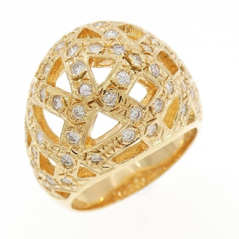 Nhẫn kim cương K18YG 0.82CT - Hàng hiệu Authentic 851104