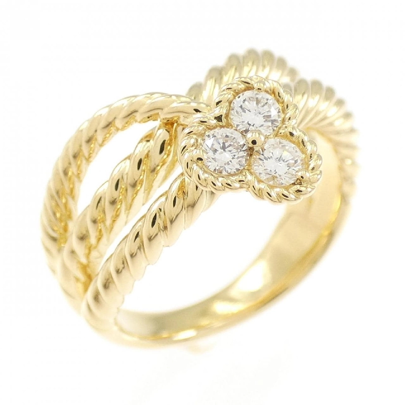 Nhẫn kim cương K18YG 0.18CT 668063