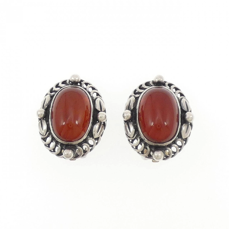 Khuyên tai ngọc hổ phách George Jensen - Hàng hiệu Chính hãng 848719