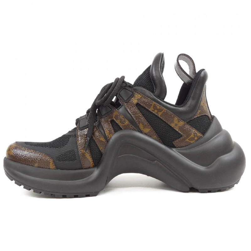 Giày sneaker LOUIS VUITTON bằng vải canvas monogram bóng - Hàng hiệu Authentic 828251