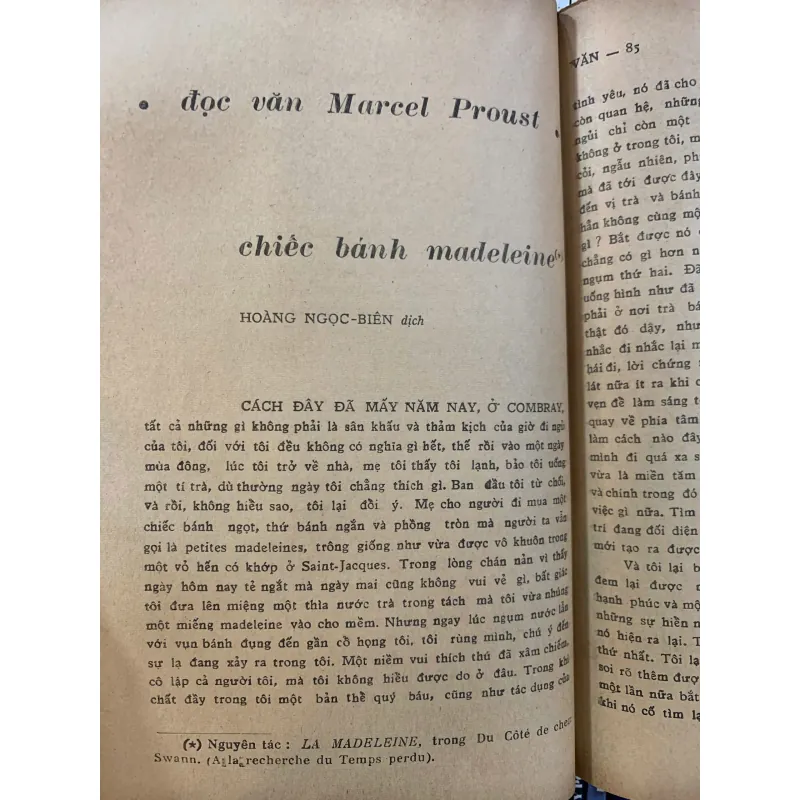  VĂN - SỐ 85 - ĐỌC VĂN MARCEL PROUST 1003522