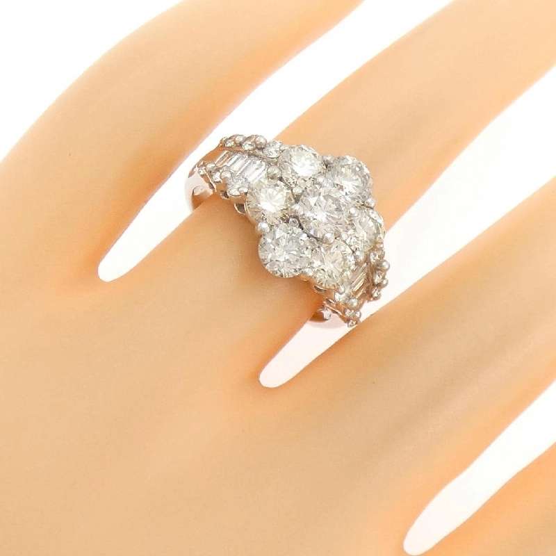 Nhẫn kim cương hoa PT900 3.00CT 666650