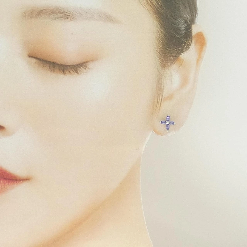 PT900 Tanzanite Bông tai - Hàng hiệu Chính hãng 865337