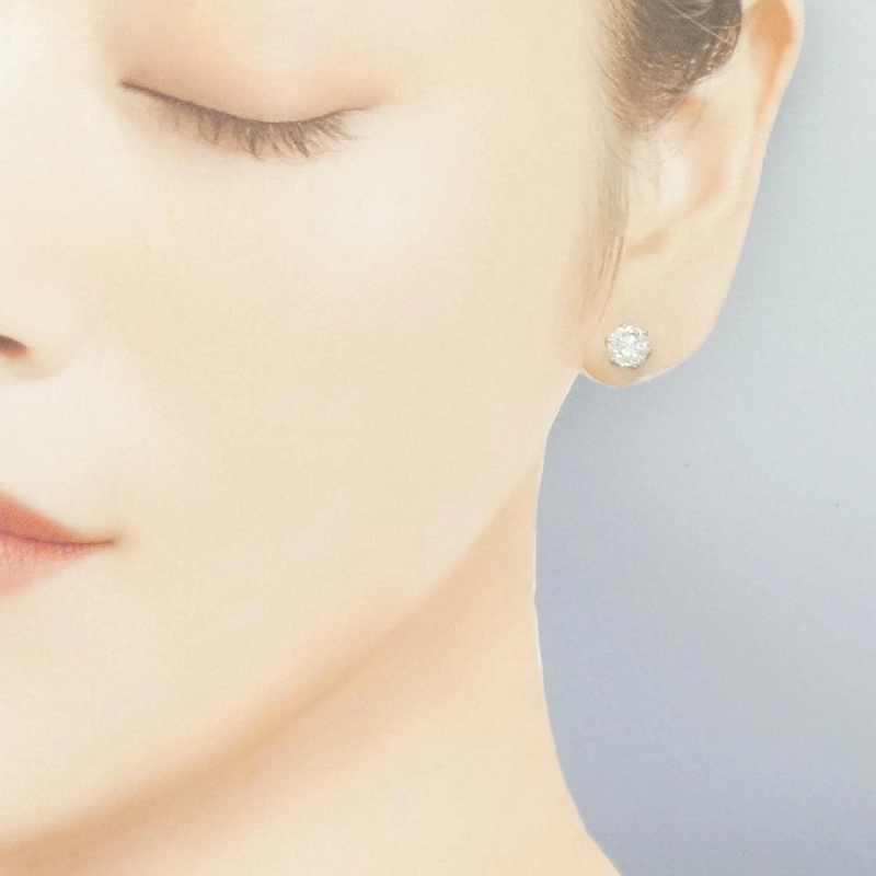 Bông tai kim cương Solitaire PT900 1.037CT một bên - Hàng hiệu Chính hãng 865663