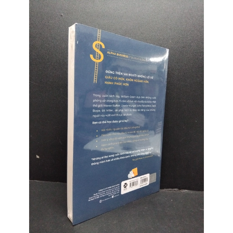 Giàu có hơn, khôn ngoan hơn, hạnh phúc hơn mới 100% HCM1008 William Green KỸ NĂNG 916748
