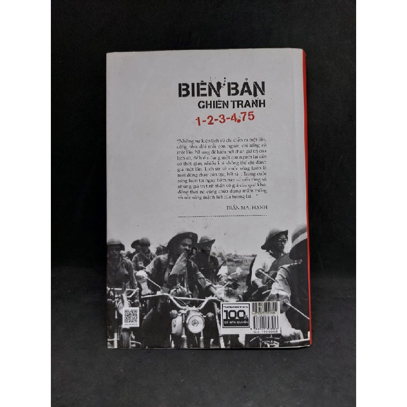 [ bìa cứng] Biên Bản Chiến Tranh 1-2-3-4.75 Trần Mai Hạnh mới 90% còn áo bìa 2016 HCM1906 35899