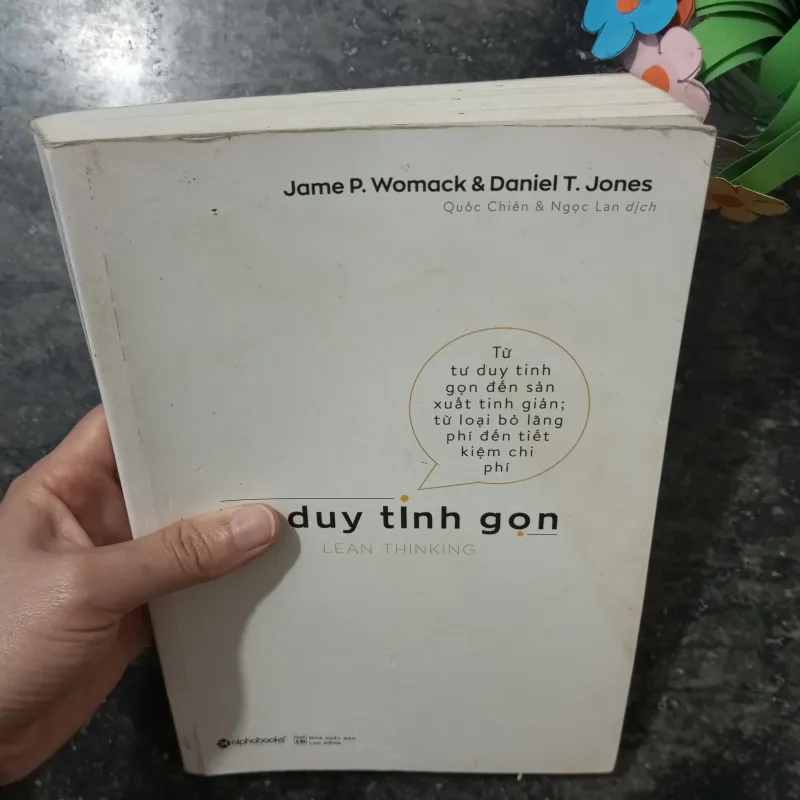 Sách Tư duy tinh gọn - Lean Thinking của James P. Womack & Daniel T. Jones mới 90% 961643