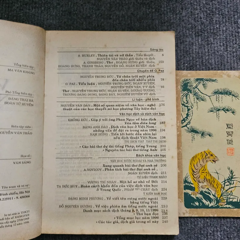 Tạp chí văn học nước ngoài số 6 -1996 745629