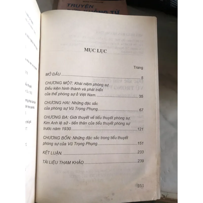 Đặc sắc văn chương Vũ Trọng Phụng - TS Trần Đăng Thao  1010104