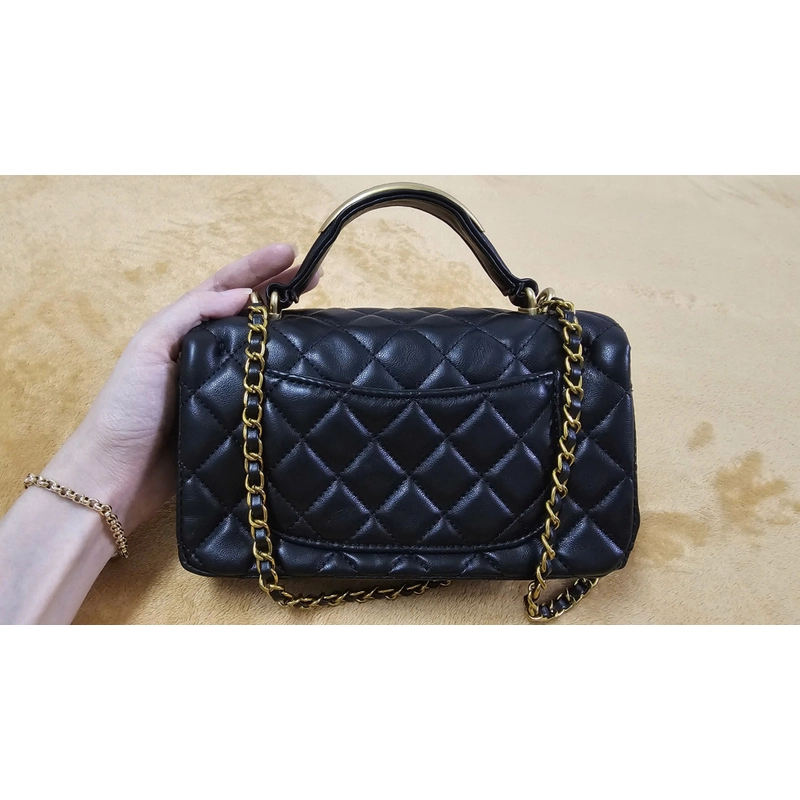 TÚI CHẦN Ô DA MỀM CHA-NEL (HÀNG QC) 529557