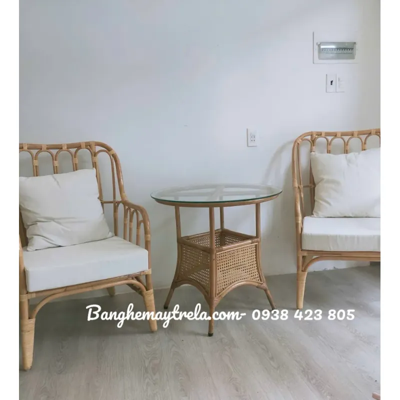 Bàn ghế mây phòng ngủ hiện đại 798098