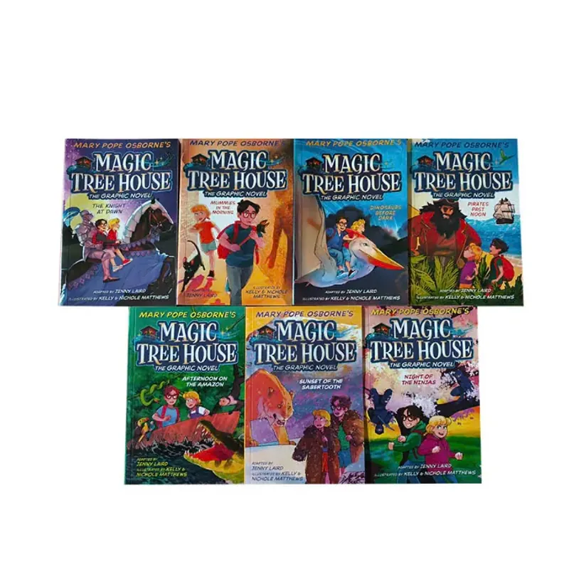 Magic tree house bản màu (Sách nhập) - bộ 7 quyển 759609