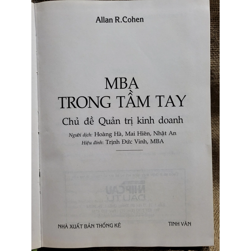 MBA Trong Tầm Tay - Chủ Đề Quản Trị Kinh Doanh (Tái Bản 2016)

 302056