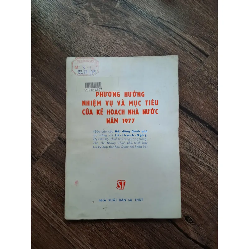 Phương hướng nhiệm vụ và mục tiêu của Kế hoạch Nhà nước năm 1977 716205